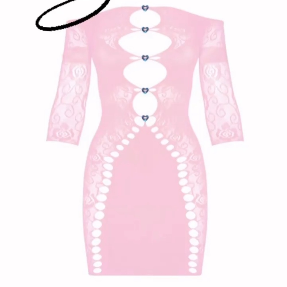 Authentic Alice Poster girl dress in Rose Quartz. Both brand new